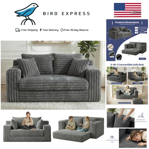 Convertible sofa bed - sofa,