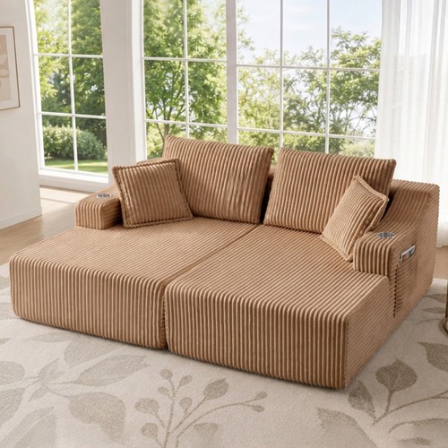 Oversized double chaise - 83",