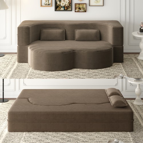 Full size folding sofa - size, 15"